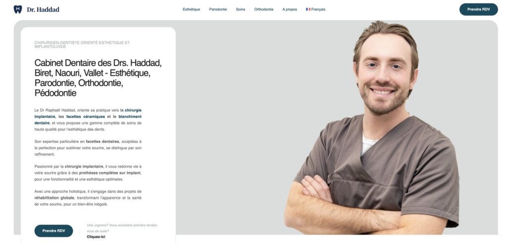 webdesign docteru Haddad